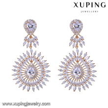 94167 Xuping Artificial african style luxury Earring Jewelry for christmas gifts